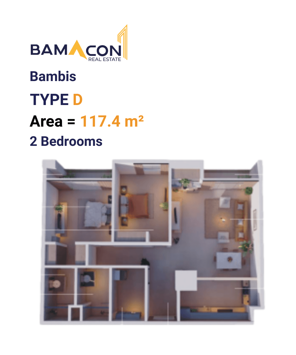Type_D_Two_Bedroom_Bamacon_Bambis